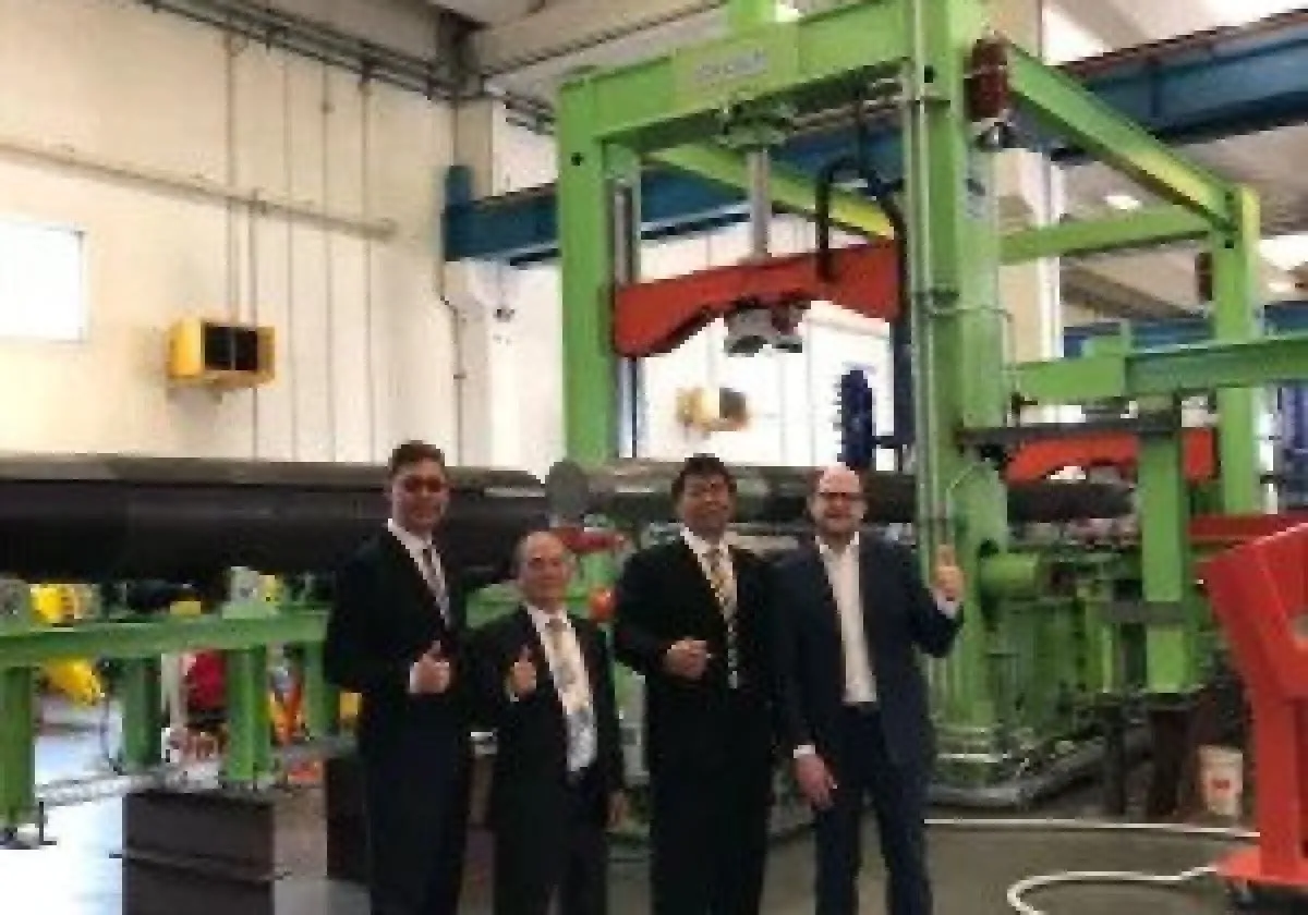 Probada exitosamente una planta para la producción de tuberías