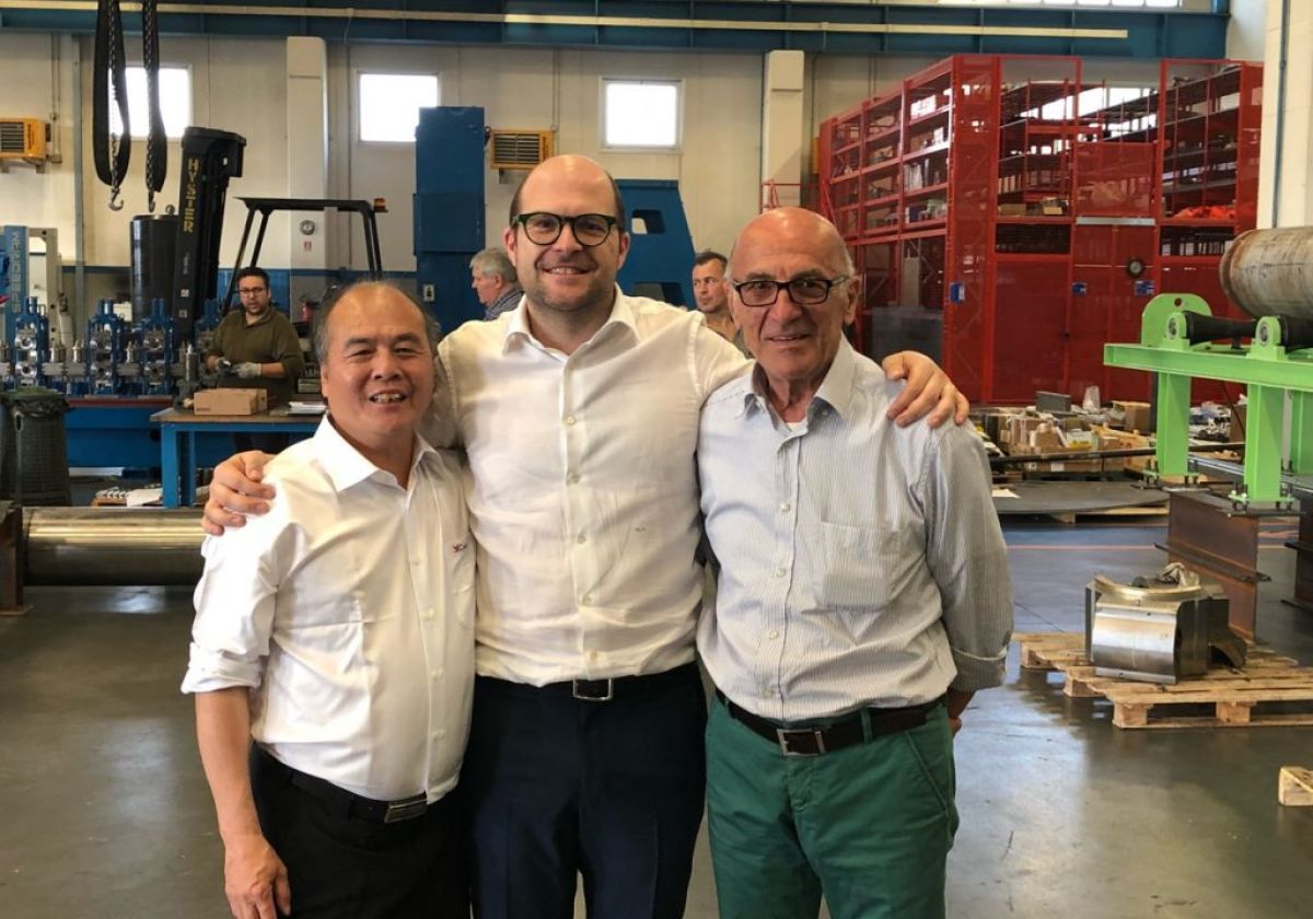 Succesfully tested a pipe production plant