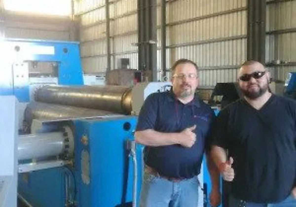 Otra máquina seravesi de 1960 está funcionando