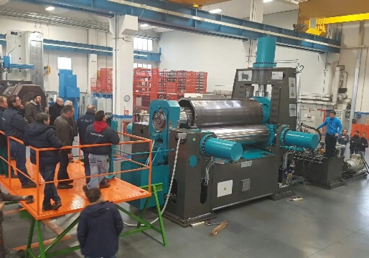 La roladora de 3 rodillos E79 3175 ha sido probada con éxito