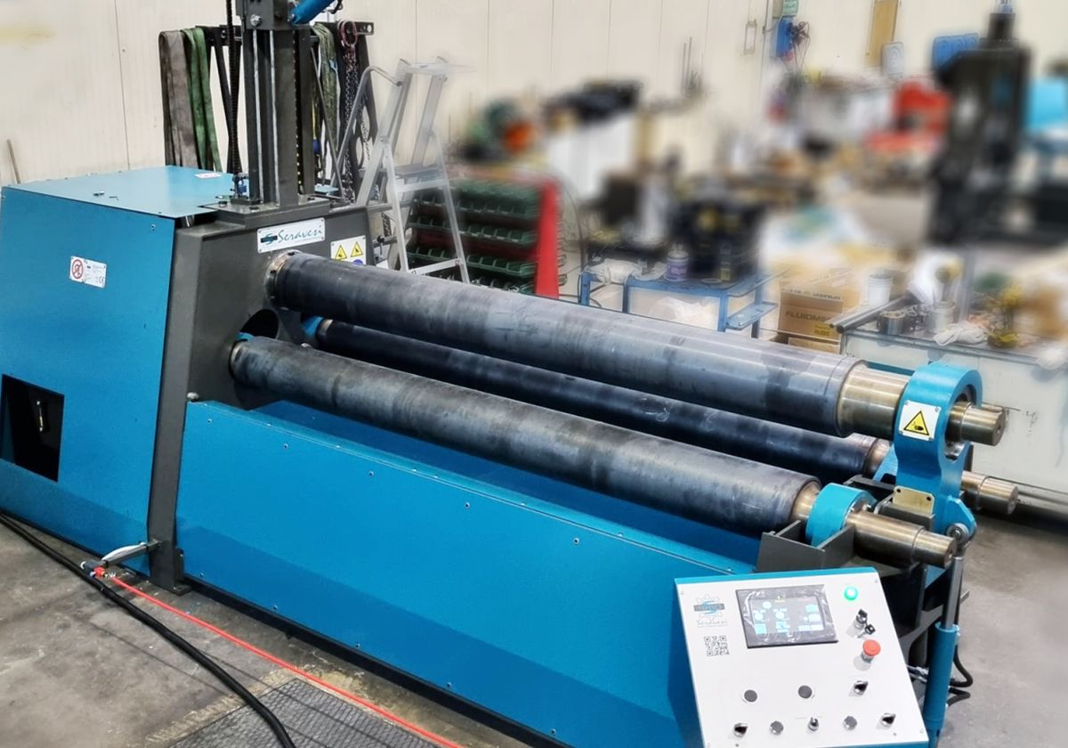 New line of small plate rolls bending machines