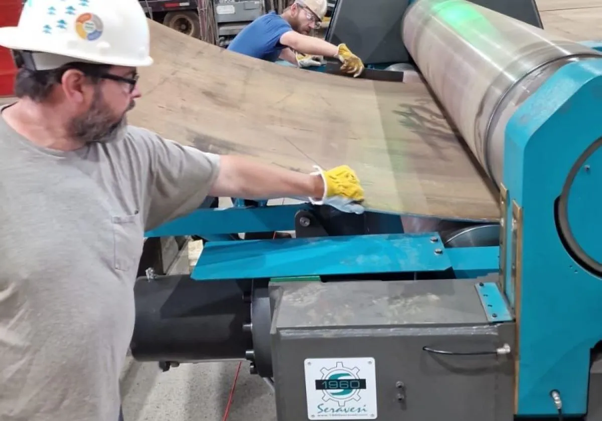 Calandra per lamiere E79 3145-3RM a geometria variabile