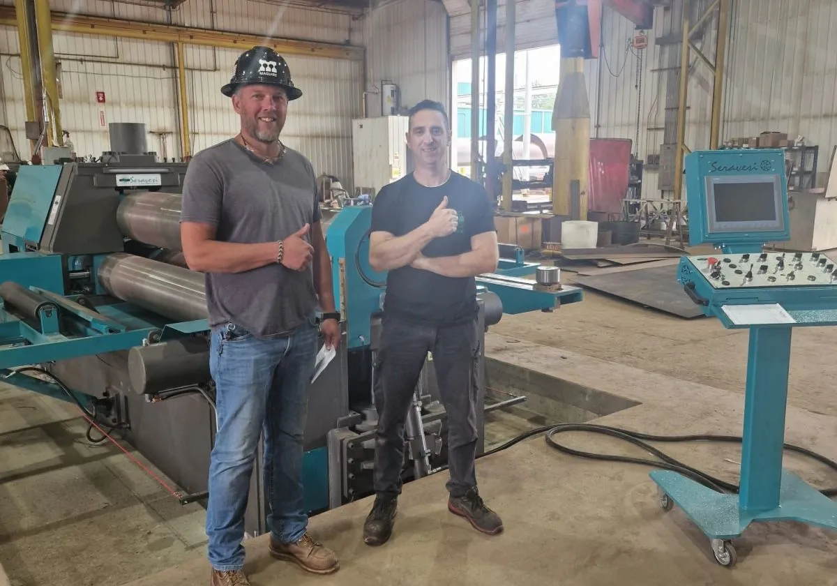 Calandra per lamiere E79 3145-3RM a geometria variabile