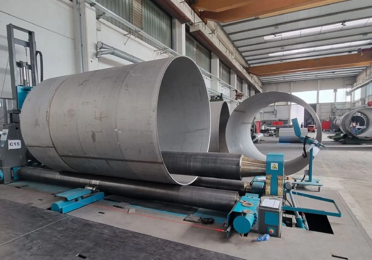 Calandra per lamiere da 6 metri