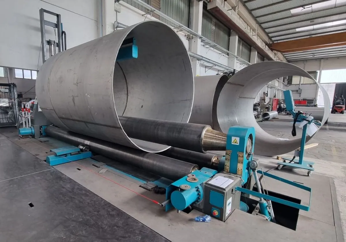 Calandra per lamiere da 6 metri