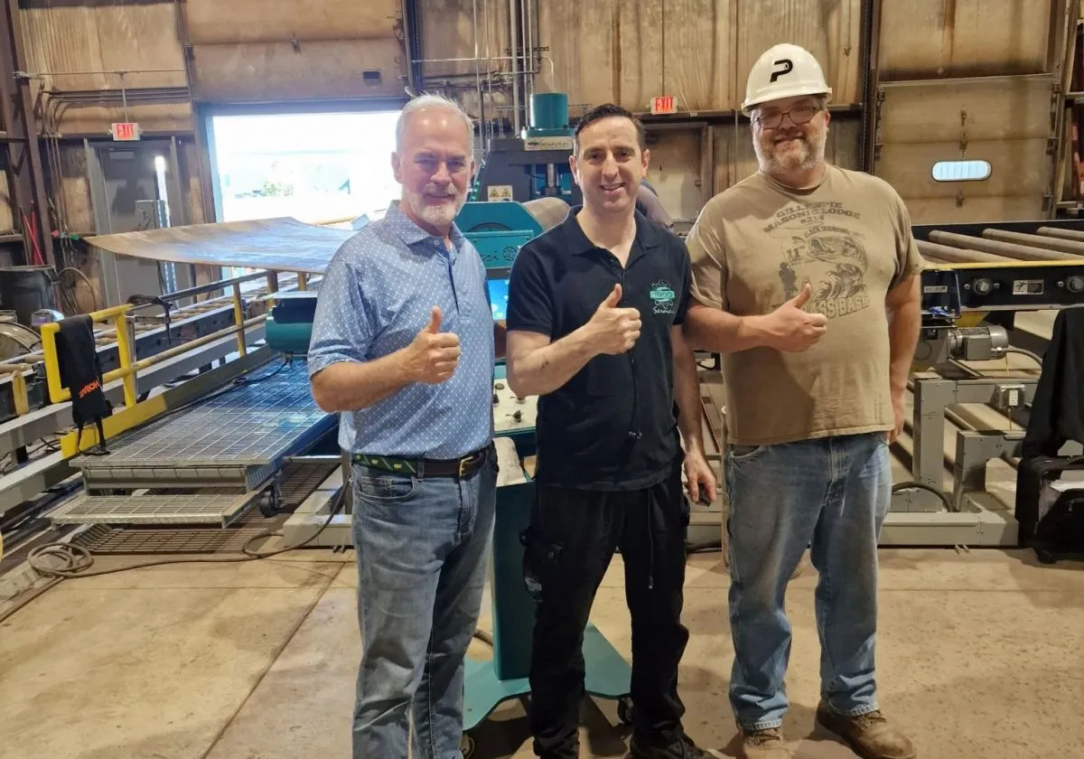 Nuova Calandra E79 3145 Installata da Pittsburgh Pipe