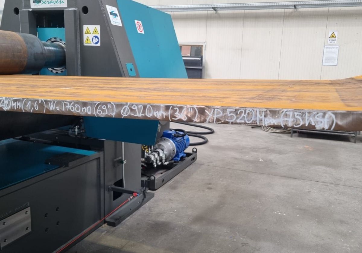 Challenge Test Passed for the New E79 2151-S Plate Roll