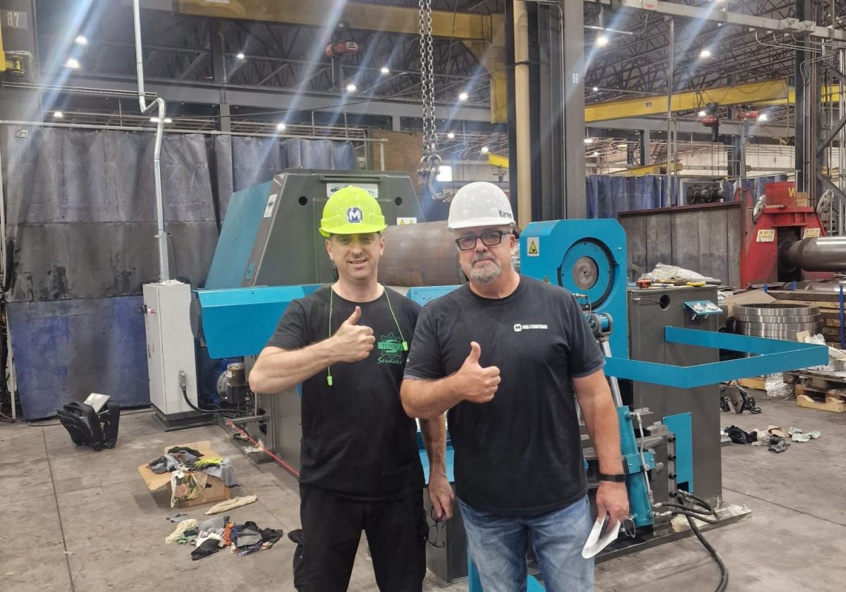 New Plate Roll Installation at Millerbernd in North America