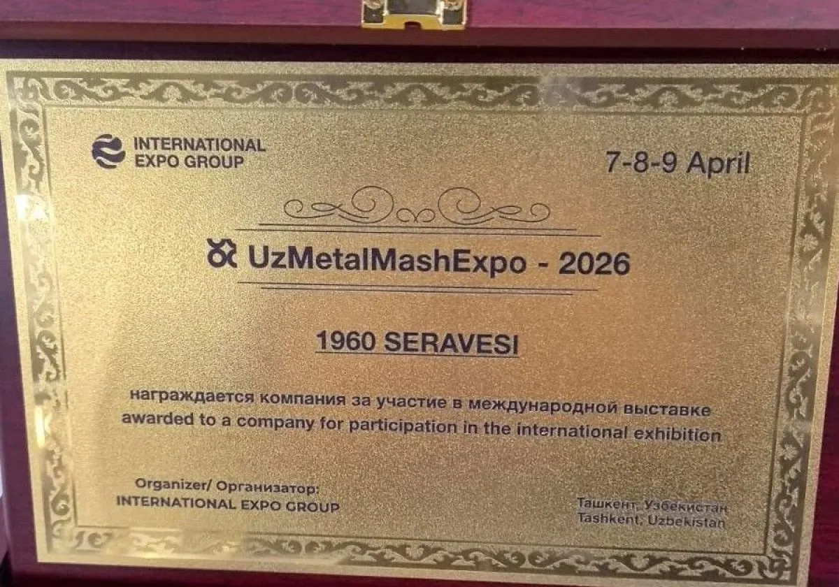 1960 Seravesi Awarded at UzmetalMashExpo