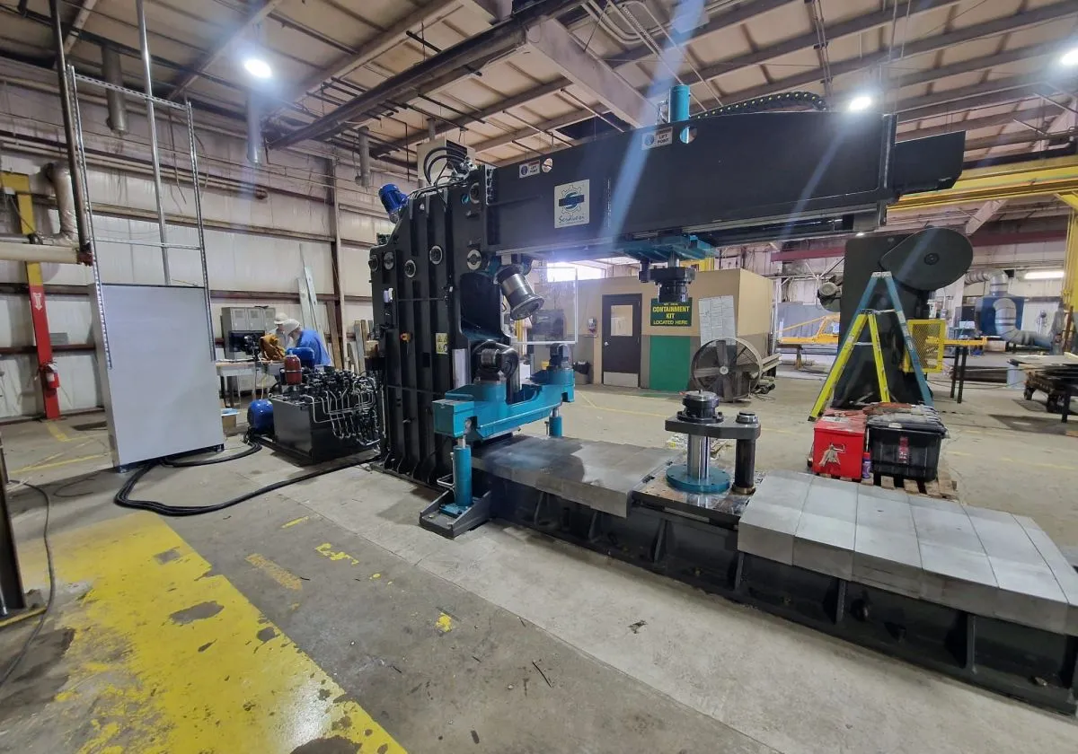 New CNC Flanging Machine Successfully Commissioned in the USA
