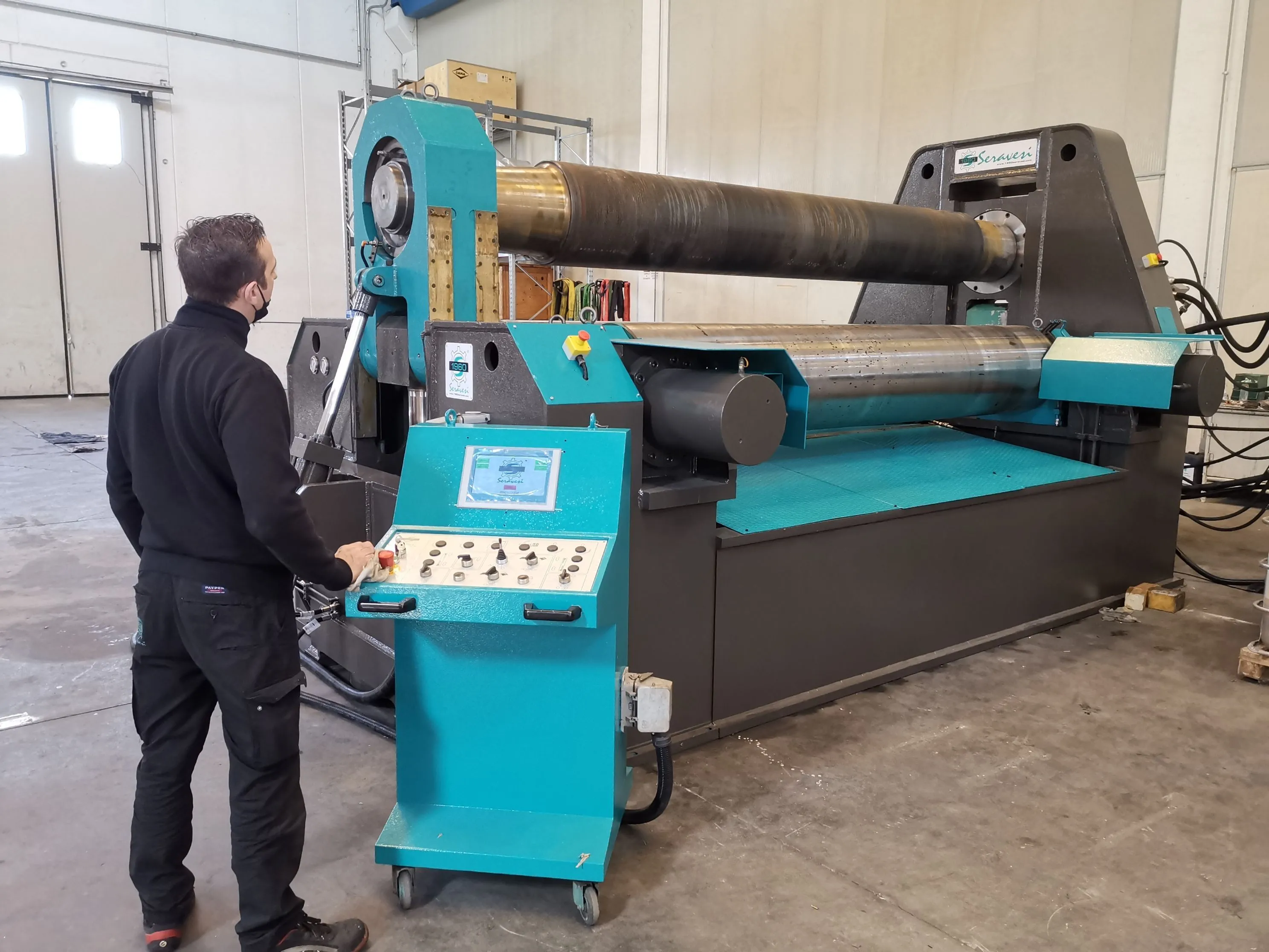 calandra lamiera, 1960 Seravesi