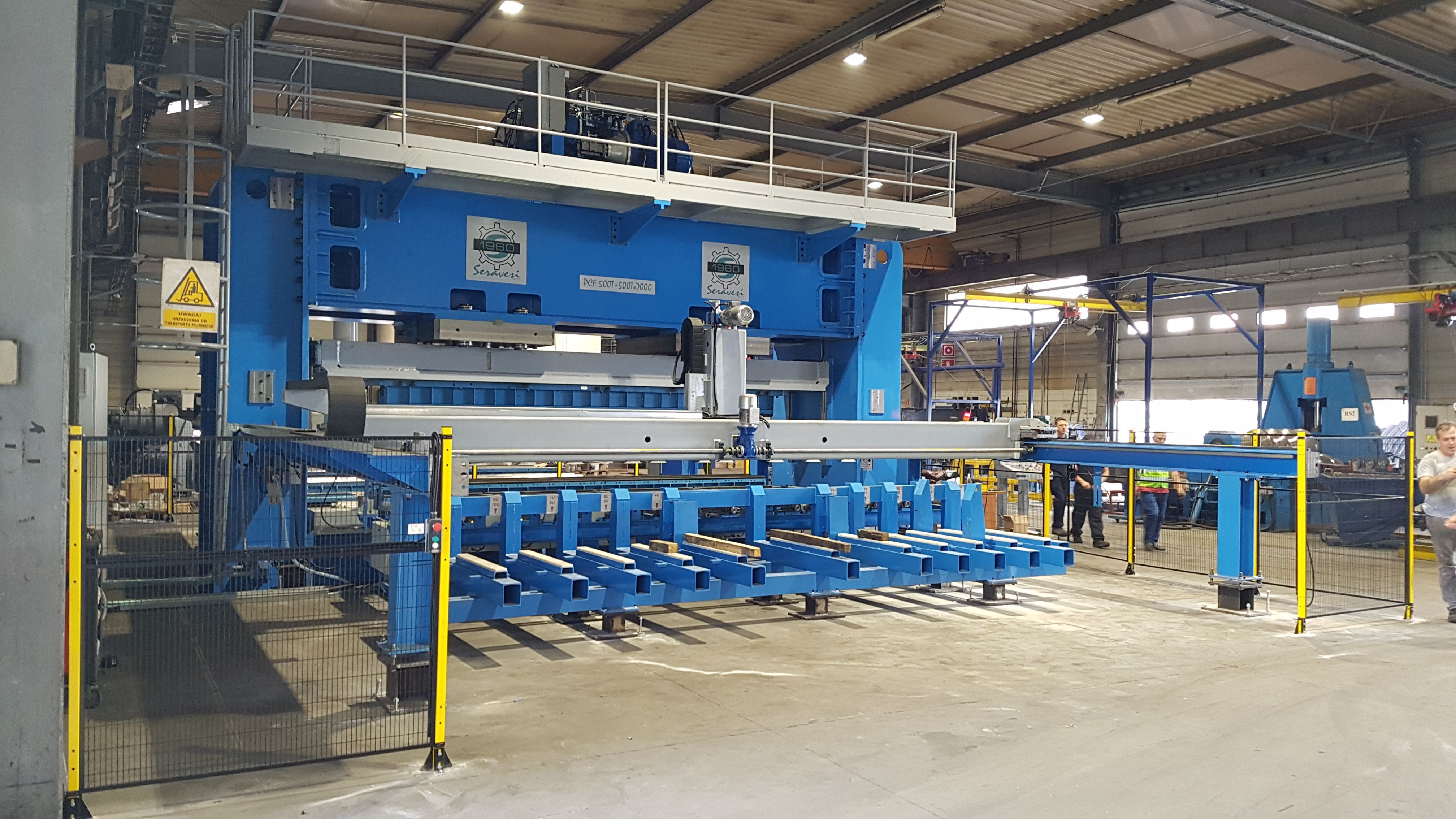 hydraulic plate bending machine , 1960 Seravesi