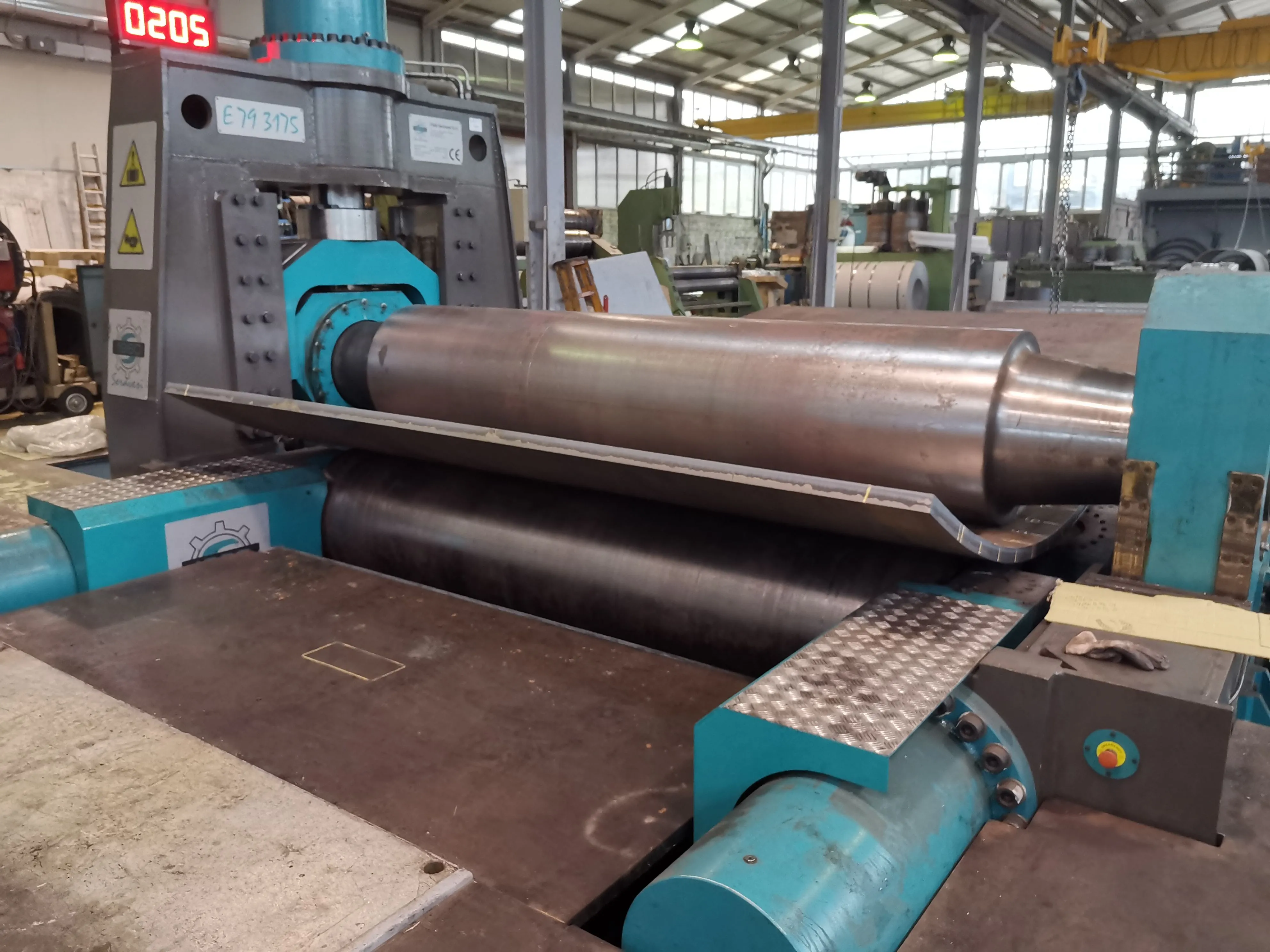 Rulli calandratori lamiera, 1960 Seravesi