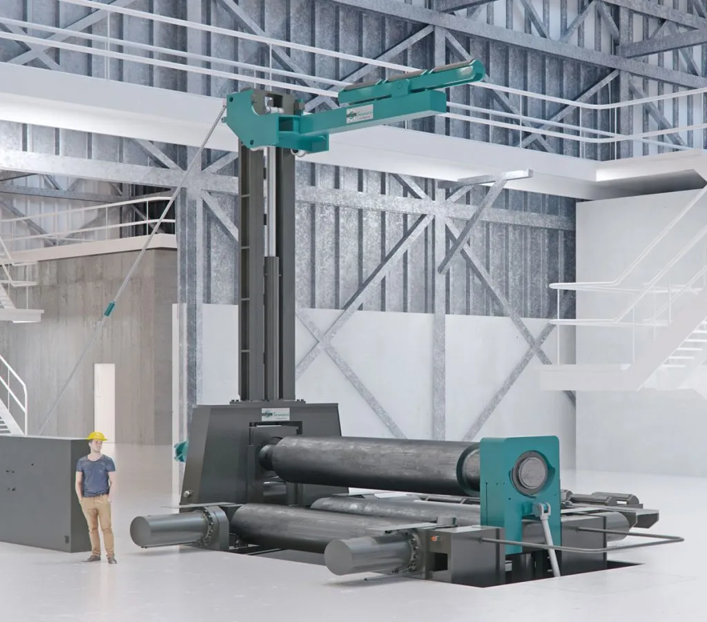 Cilindros para chapa 3 rodillos