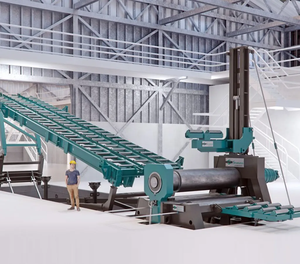 Cilindros para chapa 4 rodillos